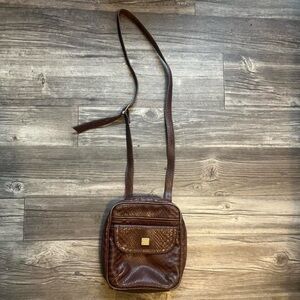Brown Leather Crossbody Bag